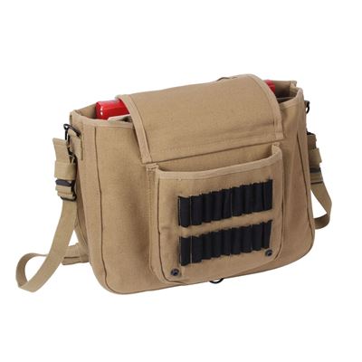 ISRAELI PARATROOPER bag over his shoulder KHAKI