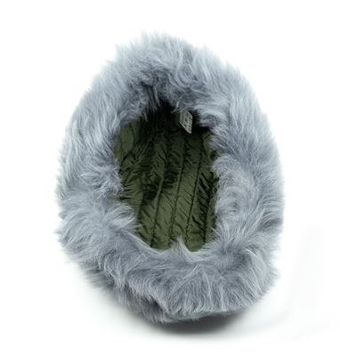 Sheepskin coat with fur for women ACR vz.97 OLIV