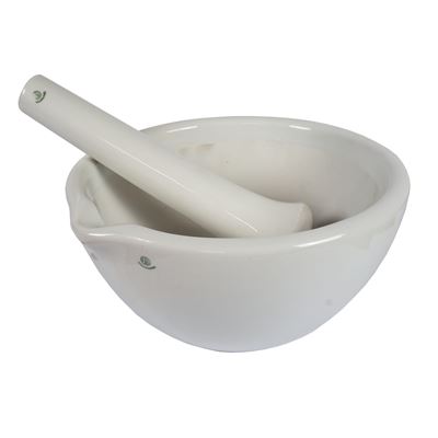 Porcelain mortar large 250x120mm