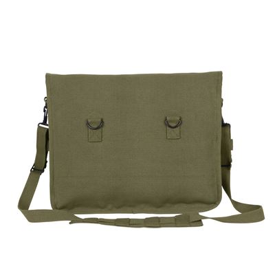 ISRAELI PARATROOPER bag over his shoulder OLIVE