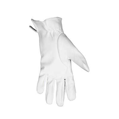 Gloves Army leadher white