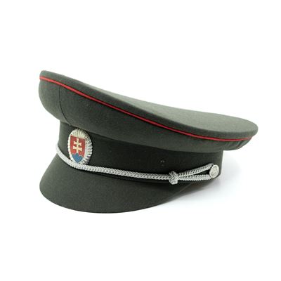 Brigadier SK silver badge, red line GREEN