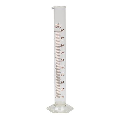 Measuring cylinder glass 100ml