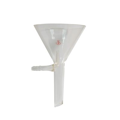 Funnel glass funnel with side outlet 100/80/10