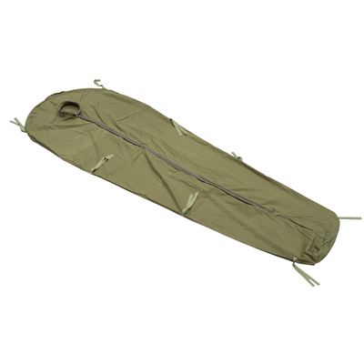 Hygienic Dutch sleeping bag insert with zipper used