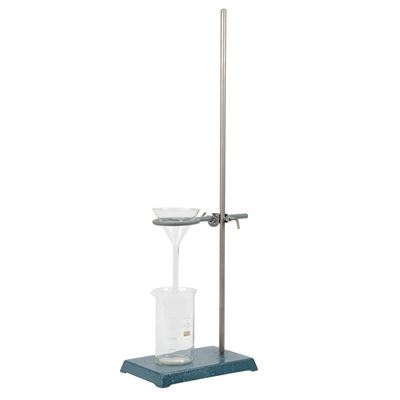Laboratory stand with clamps