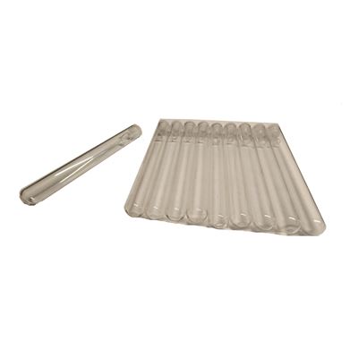 Round glass test tubes 9cm/10mm set 10 pcs