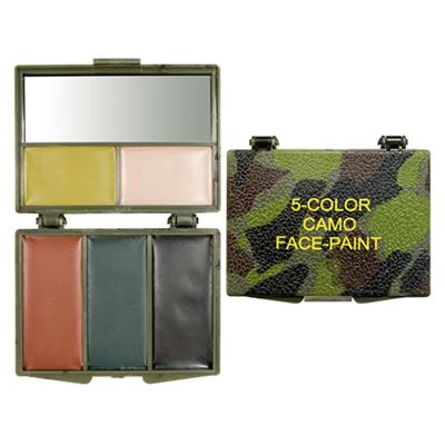 Camouflage colors with mirror 5 colors