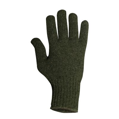 Wool Glove Liners - Unstamped OLIVE DRAB