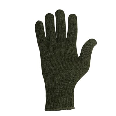 Wool Glove Liners - Unstamped OLIVE DRAB