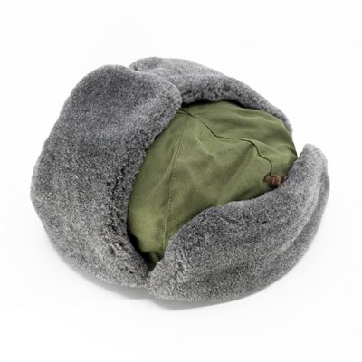 Fur cap czech army model 85 OLIVE