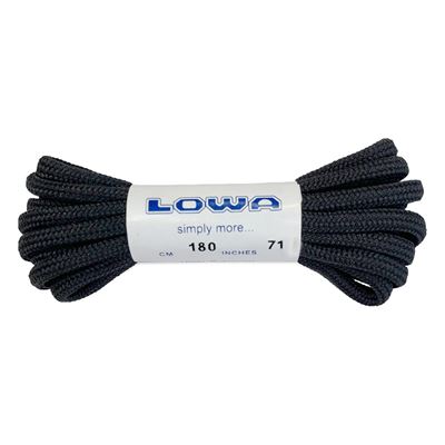 Shoelaces LOWA 180 cm BLACK