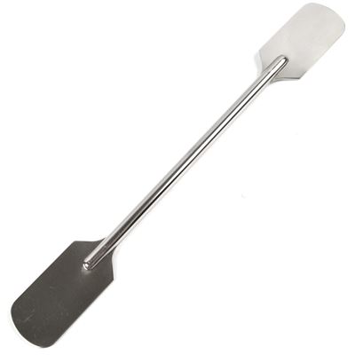 Spatula double-sided "kopistka" stainless steel 20 cm round stick