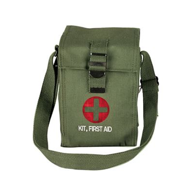 First-aid kit with cross OLIVE