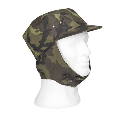 Hat czech army camo 95 with visor and ears