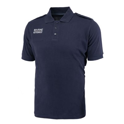 MARINE NATIONALE short-sleeved polo shirt BLUE