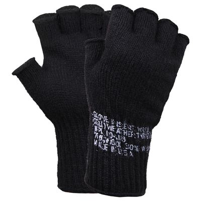 Swedish Army Woolen Wristlets Fingerless Gloves Olive Grey Joints Wrist  Warmer