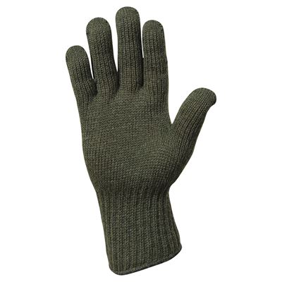 G.I. WOOL GLOVE LINERS OLIV