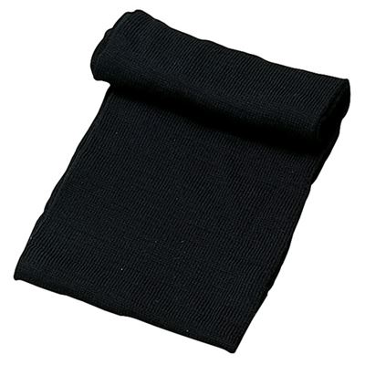 Scarf U.S. wool BLACK Length 138 cm