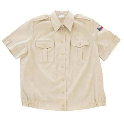 Shirt Blouse Czech Army M97 Summer Short Sleeve BEIGE