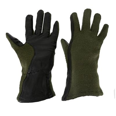 Gloves Czech ARMY special for flying personnel OLIV/BLACK used