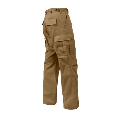 Coyote Brown Military BDU Cargo Polyester/Cotton Fatigue Pants | eBay