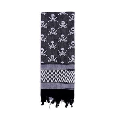 SHEMAGH TACTICAL DESERT SCARF WHITE-BLACK