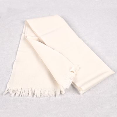 ACR knitted scarf WHITE