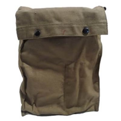 Bag the Army gas mask long with snap stud