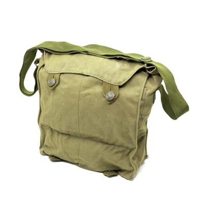 Bag the Army gas mask with button closure