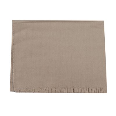 ACR knitted scarf LIGHT BROWN