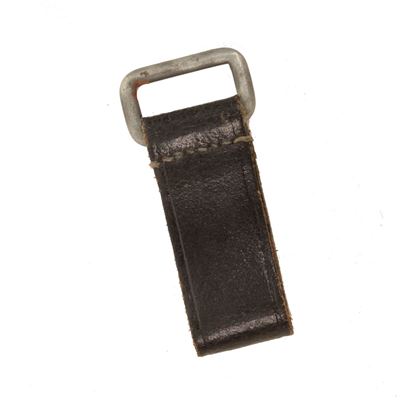 Leather belt slider BLACK