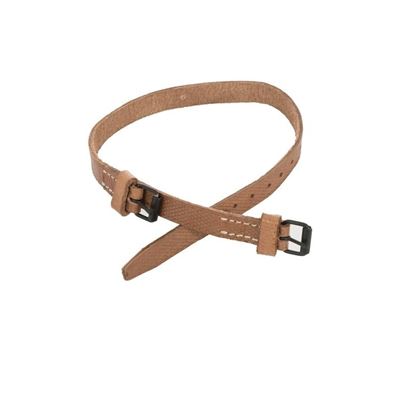 Czech leather strap two buckles