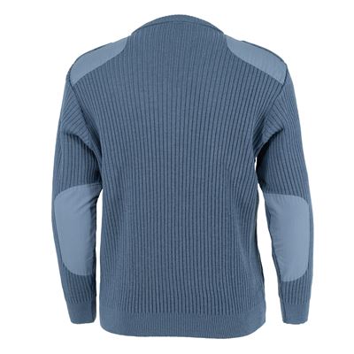 French AIR FORCE V-neck sweater BLUE