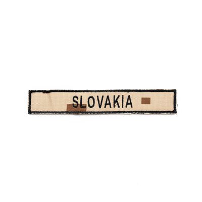 Slovakia patch DIGITAL DESERT velcro