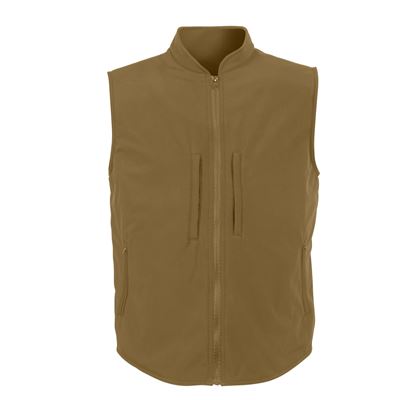 Concealed Carry Soft Shell Vest COYOTE BROWN