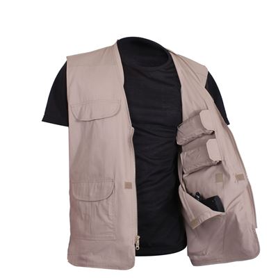 Lightweight Professional Concealed Carry Vest KHAKI