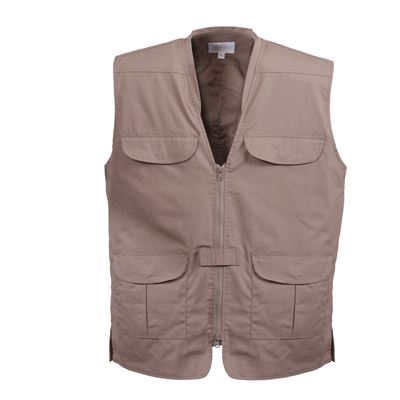 ROTHCO Lightweight Professional Concealed Carry Vest KHAKI | MILITARY RANGE