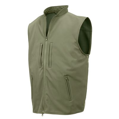 Concealed Carry Soft Shell Vest OLIVE DRAB