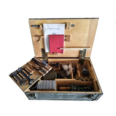 Crate for generators, including Czechoslovak People’s Army accessories