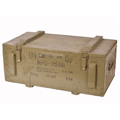 Used Wooden Box RPG 75 - 70 x 42 x 28,5 cm
