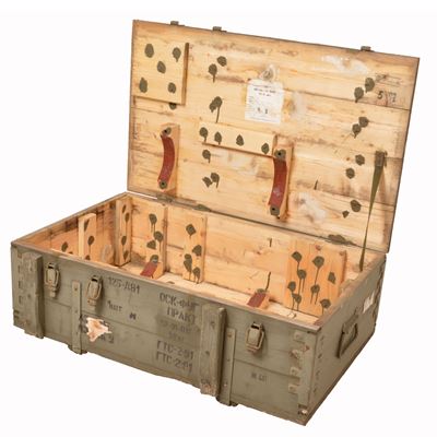 Used Wooden Box 125 D-81