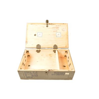 Wooden box F-1 used