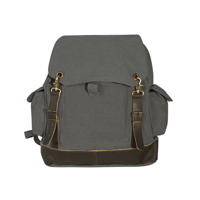 Backpack EXPEDITION VINTAGE CHARCOAL GREY ROTHCO 8707 4