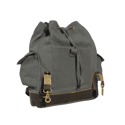 Backpack EXPEDITION VINTAGE CHARCOAL GREY ROTHCO 8707 2