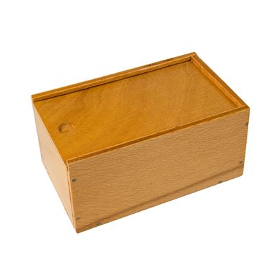 Small alcohol stove PREMA in a wooden box