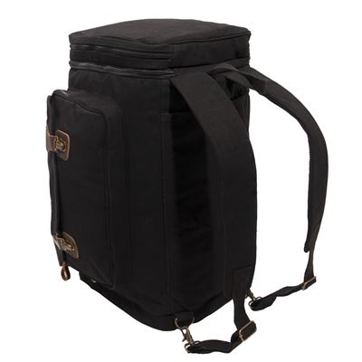 Canvas Extended Stay Travel Duffle Bag BLACK