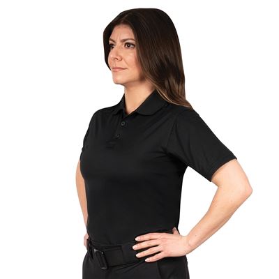 Polo Shirt Women's TACTICAL PERFORMANCE Short-Sleeve BLACK ROTHCO 88310 3