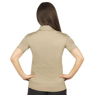 Polo Shirt Women's TACTICAL PERFORMANCE Short-Sleeve SILVER TAN ROTHCO 88320 6