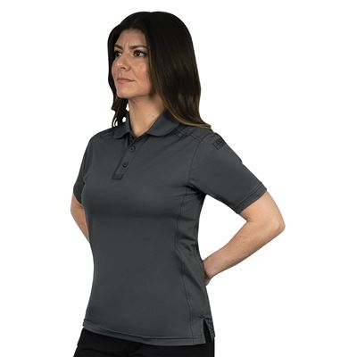 Polo Shirt Women's TACTICAL PERFORMANCE Short-Sleeve CHARCOAL GRAY ROTHCO 88340 3